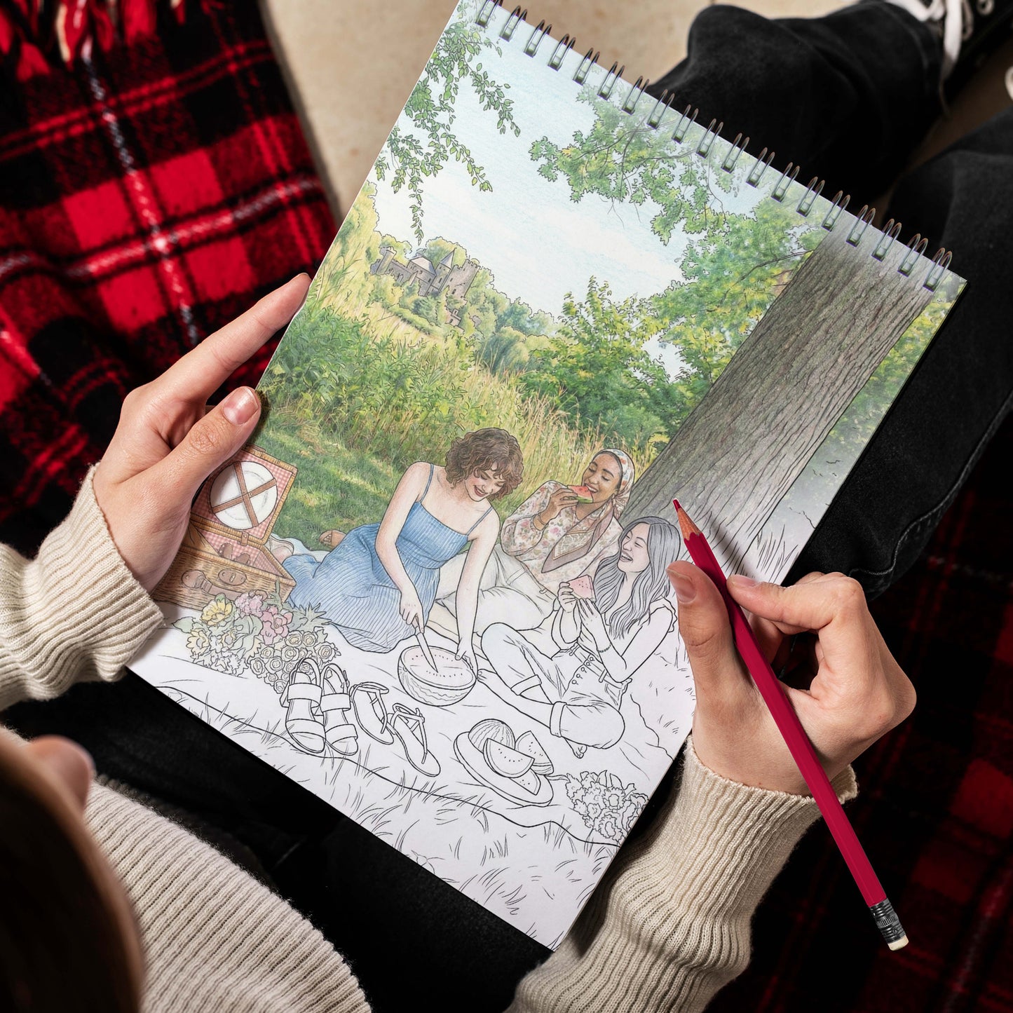 Custom Photo Coloring Book for Besties, Personalized Best Friend Memory Gift