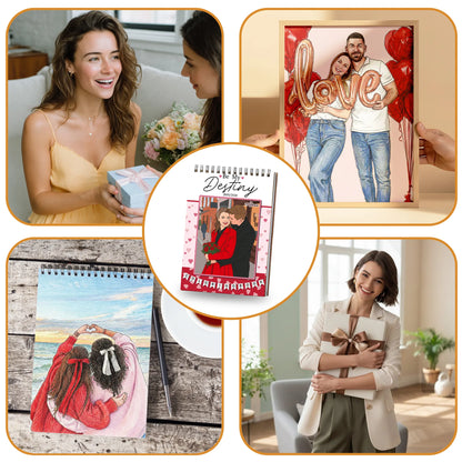 Custom Photo Coloring Book for Couples, Personalized Love Memory Gift