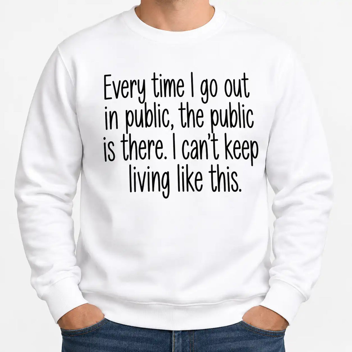 Funny Introvert T-Shirt, Every Time I Go Out in Public Sarcastic Quote Tee, Social Anxiety Humor Shirt