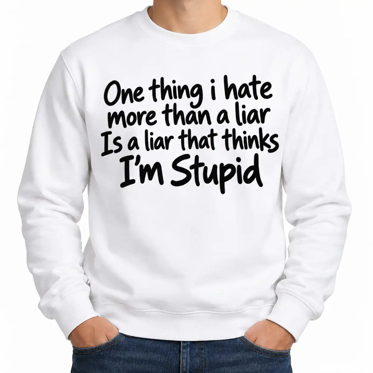 Funny Sarcastic T-Shirt, Liar Who Thinks I'm Stupid Quote Tee, Rude Humor Shirt