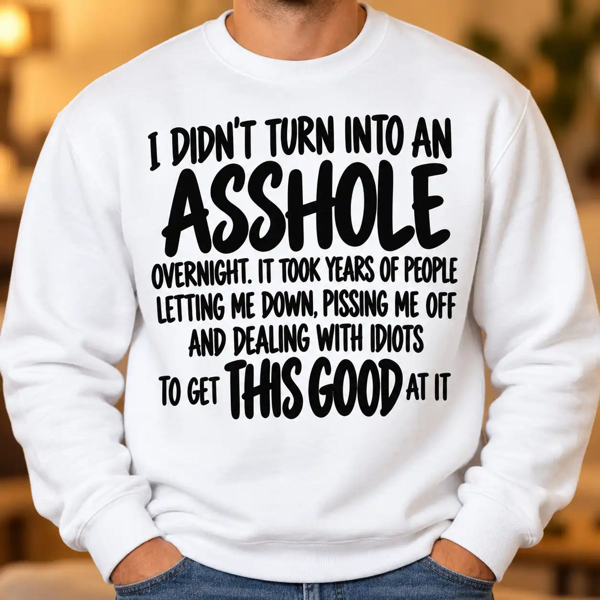 Funny Asshole T-Shirt, Sarcastic Rude Humor Shirt, Adult Graphic Tee, Funny Offensive Quote Shirt