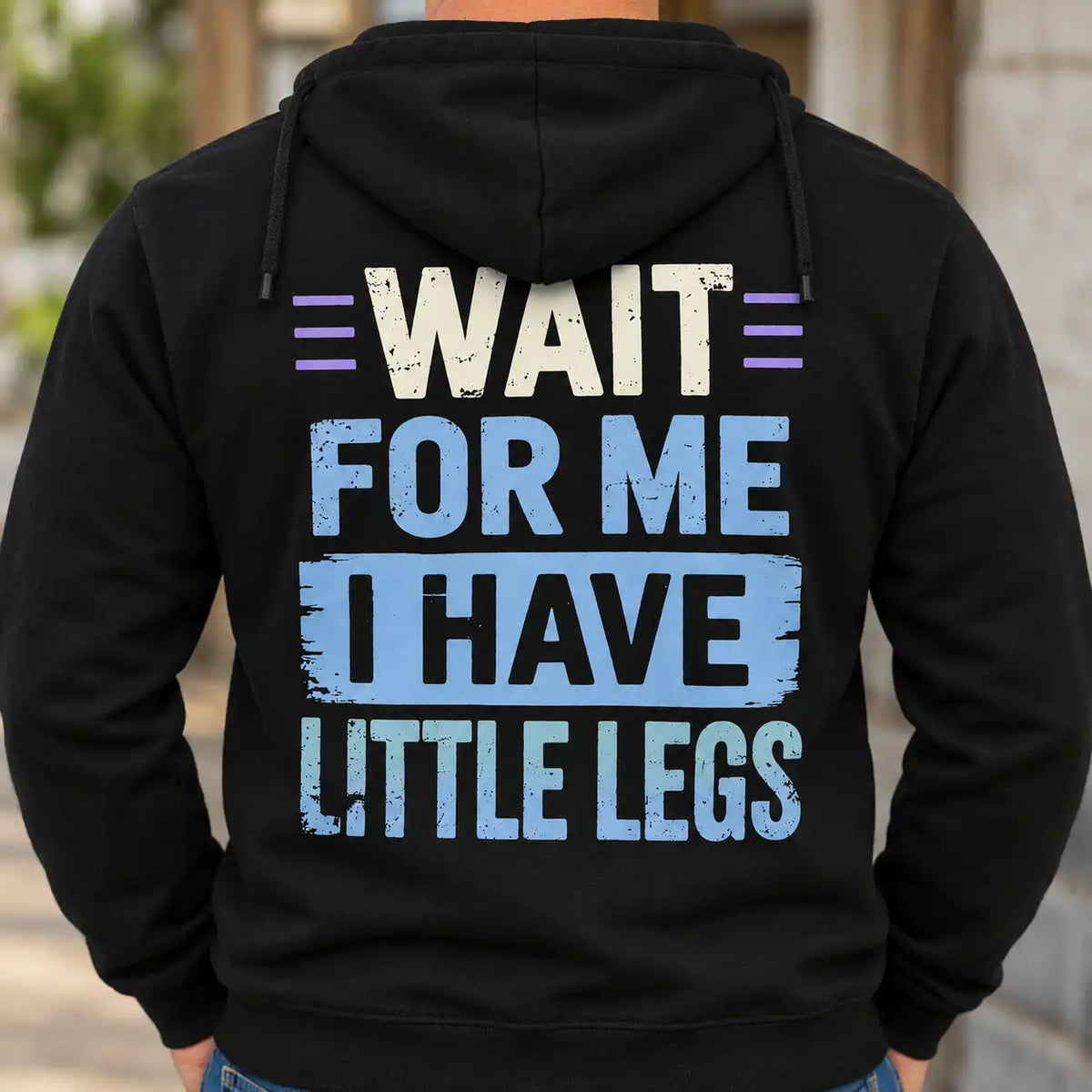 Funny Little Legs T-Shirt, Sarcastic Quote Graphic Tee for Men