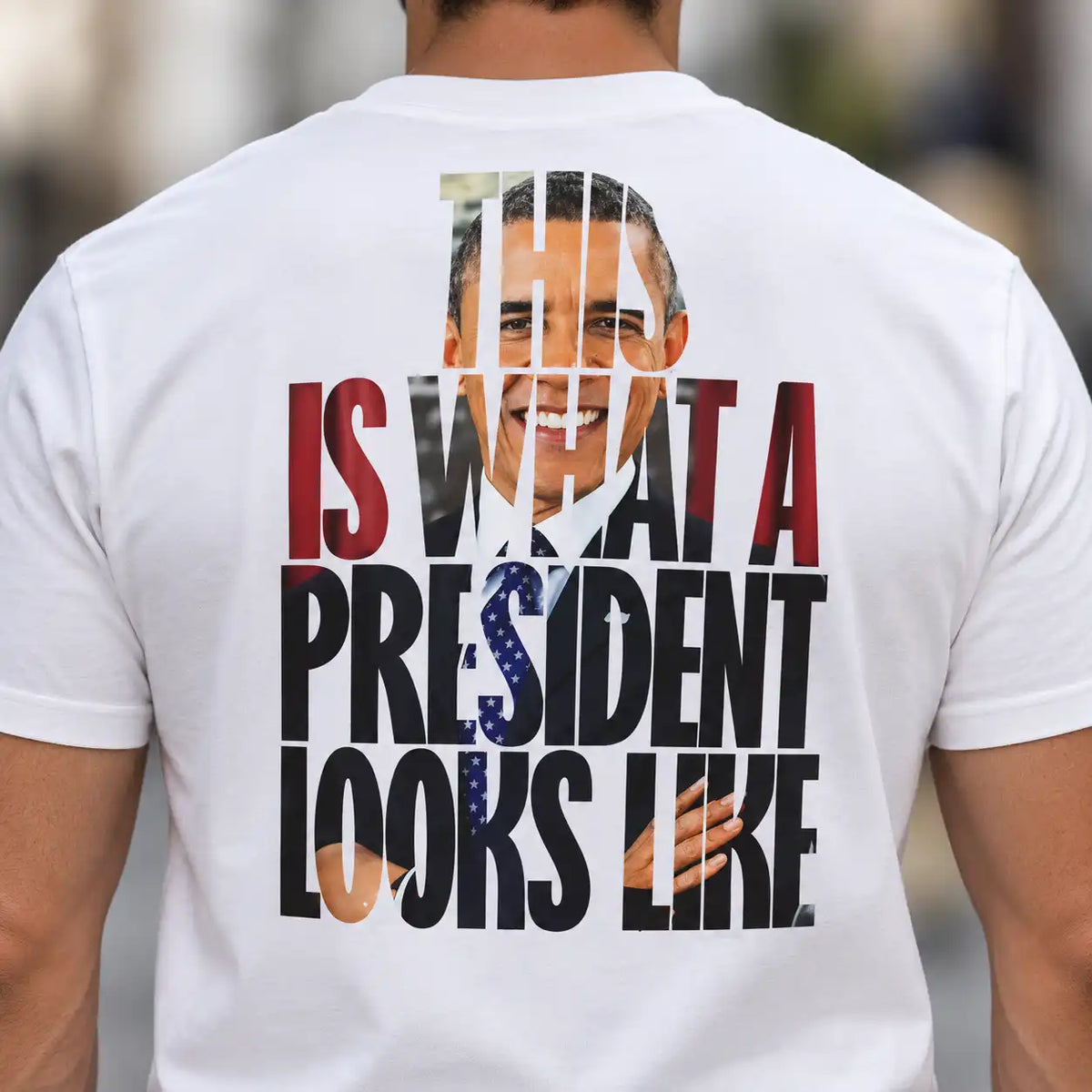 Funny Political T-Shirt, Obama President Graphic Tee, Patriotic Humor Shirt, Presidential Gift