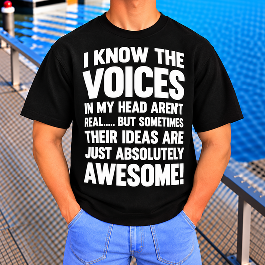 Funny Inner Thoughts T-Shirt, Sarcastic Quote Graphic Tee