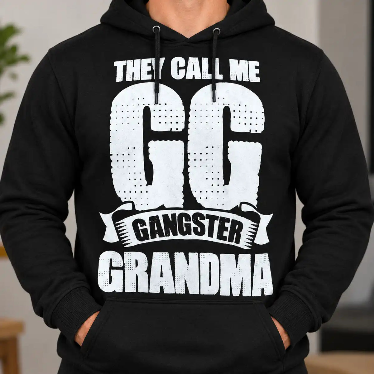 They Call Me GG Gangster Grandma T-Shirt, Funny Grandma Graphic Tee
