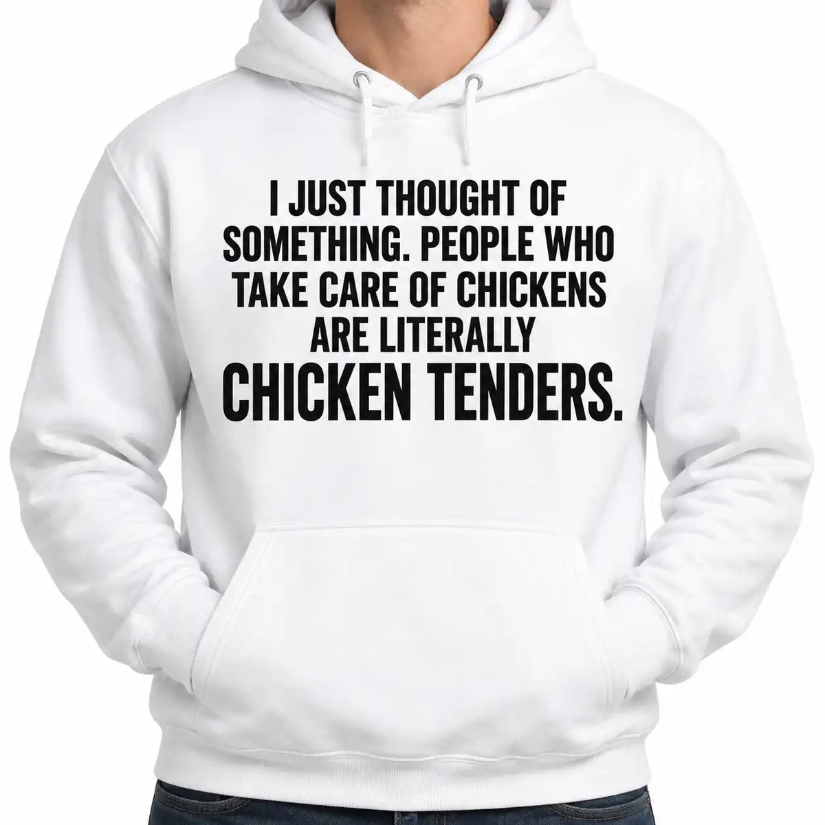 Funny Chicken Tenders T-Shirt, Chicken Lover Joke Tee, Funny Food Pun Shirt