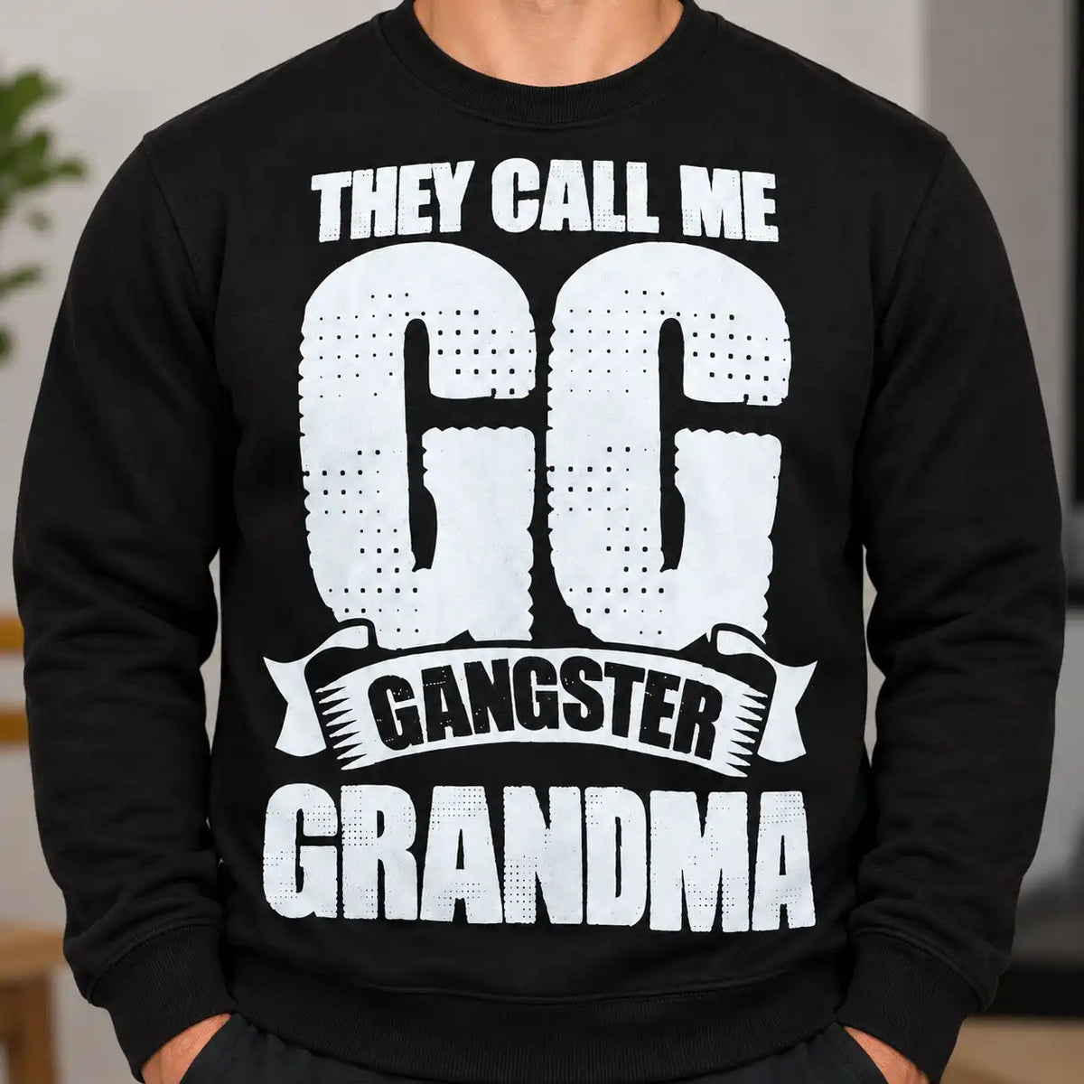 They Call Me GG Gangster Grandma T-Shirt, Funny Grandma Graphic Tee