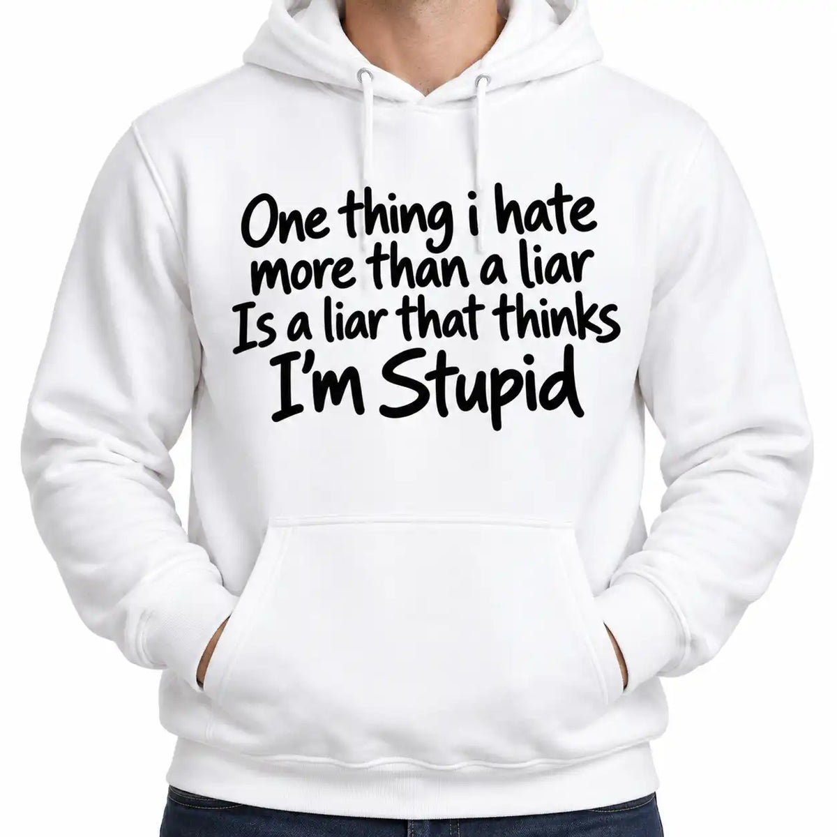 Funny Sarcastic T-Shirt, Liar Who Thinks I'm Stupid Quote Tee, Rude Humor Shirt