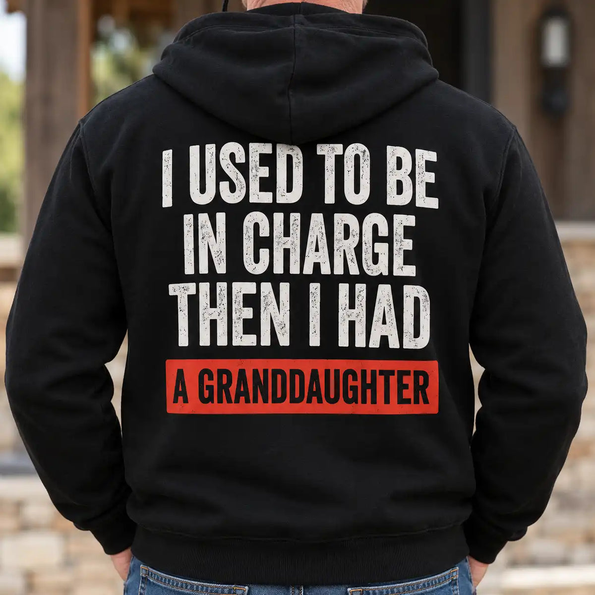 I Used To Be In Charge Then I Had A Granddaughter Shirt, Funny Grandpa T-Shirt, Gift For Grandfather