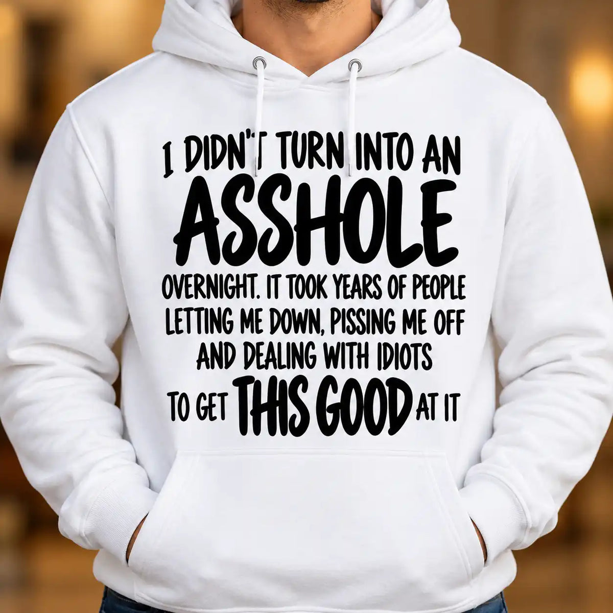 Funny Asshole T-Shirt, Sarcastic Rude Humor Shirt, Adult Graphic Tee, Funny Offensive Quote Shirt