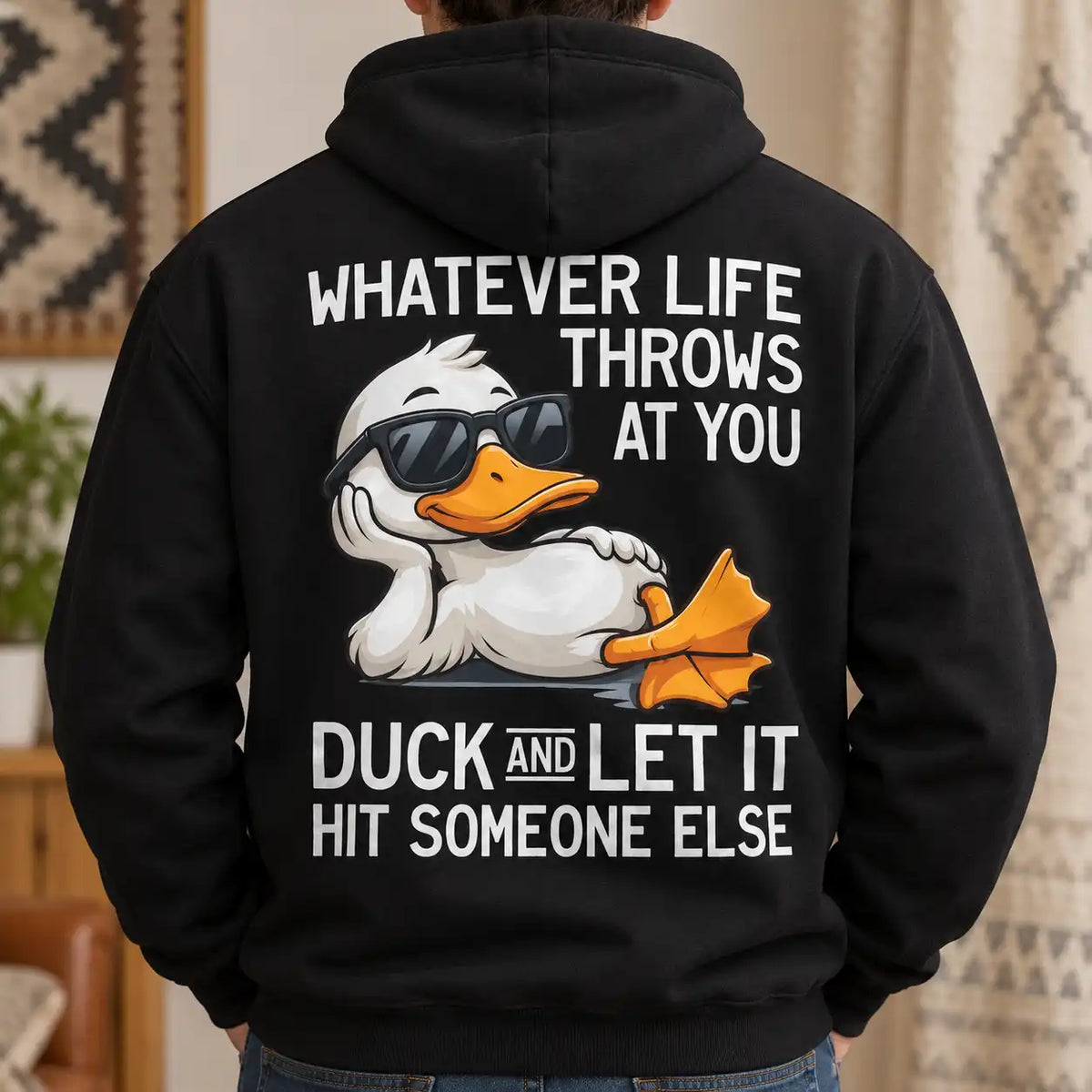 Funny Duck T-Shirt, Sarcastic Graphic Tee for Men