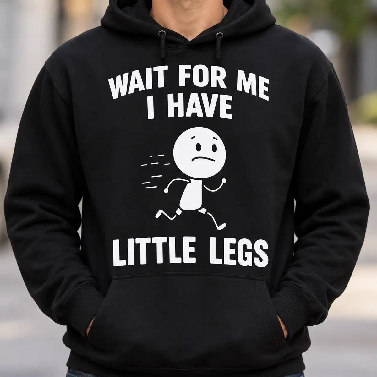 Wait For Me I Have Little Legs Shirt, Funny Short People T-Shirt, Cute Walking Humor Gag Gift Graphic Tee