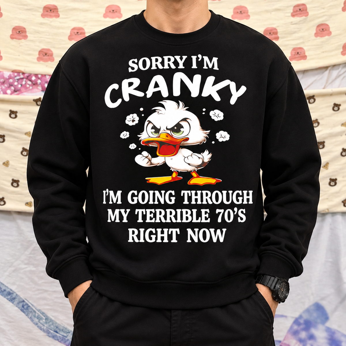 Sorry I’m Cranky Funny 70th Birthday Shirt