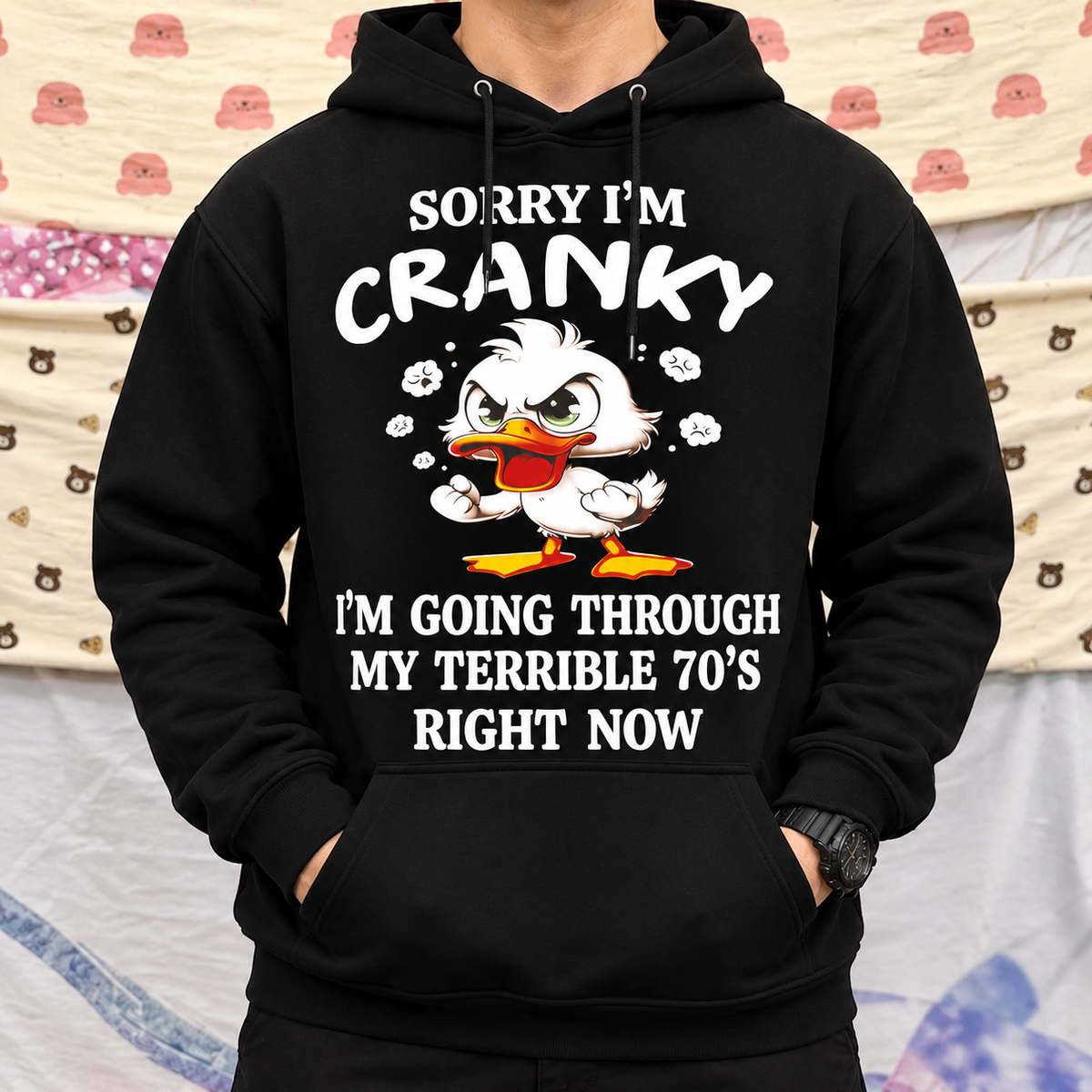 Sorry I’m Cranky Funny 70th Birthday Shirt