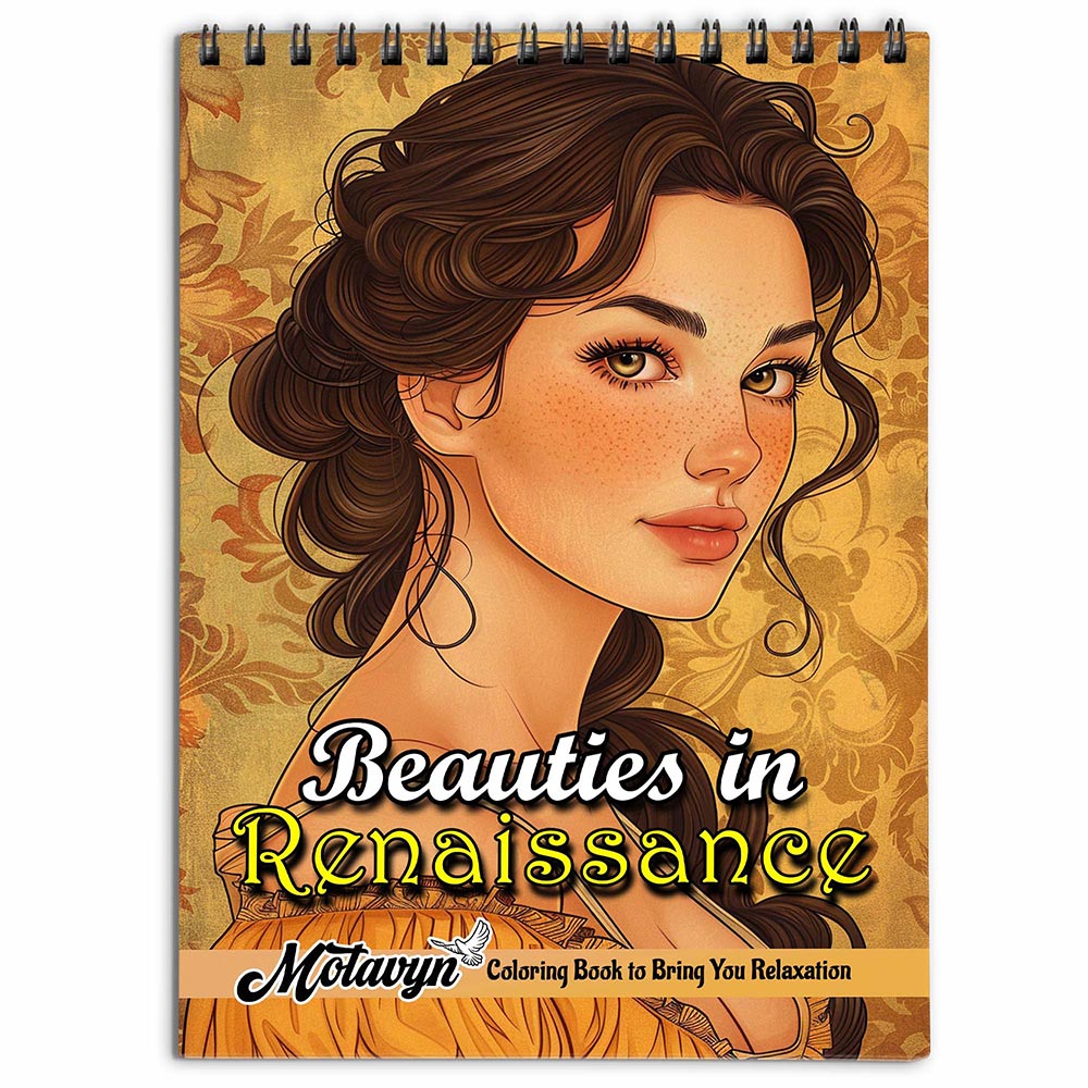 MOTAVYN Beauties in Renaissance Coloring Book for Adults
