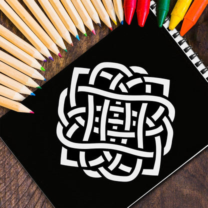 MOTAVYN Celtic Knots Spiral Coloring Book for Adults
