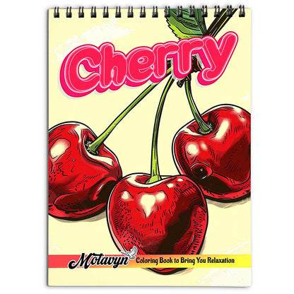 MOTAVYN Cherry Coloring Book for Adults