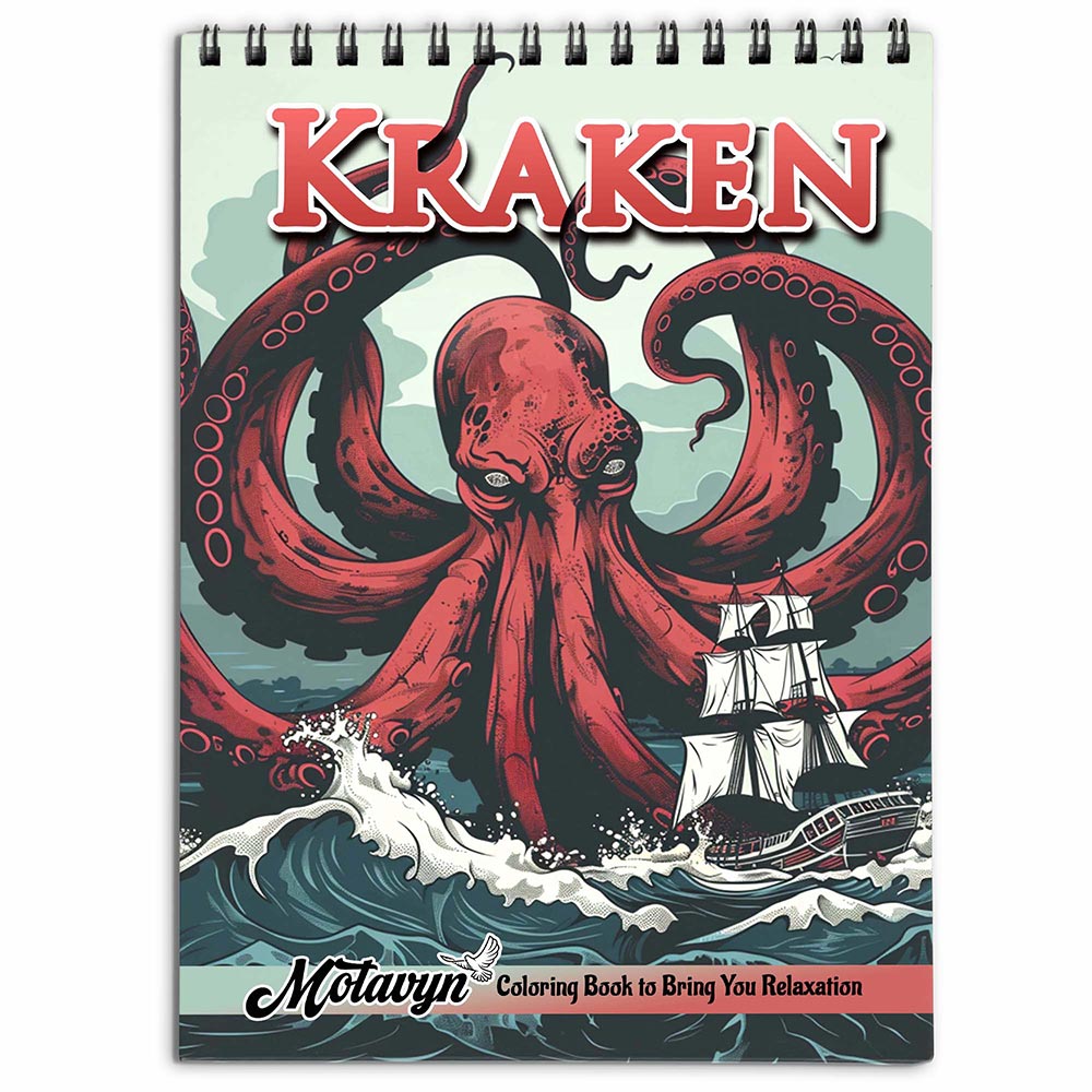 MOTAVYN Kraken Coloring Book for Adults
