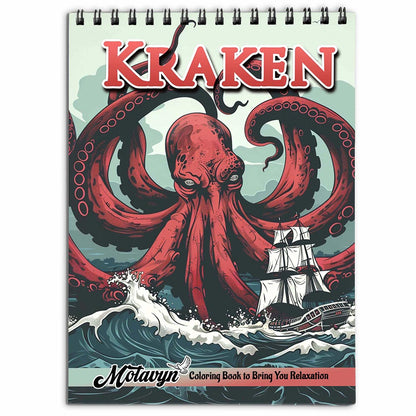 MOTAVYN Kraken Coloring Book for Adults