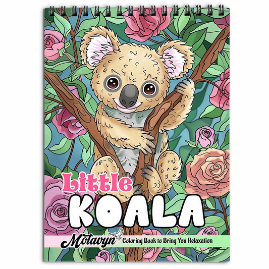 MOTAVYN Little Koala Coloring Book for Adults