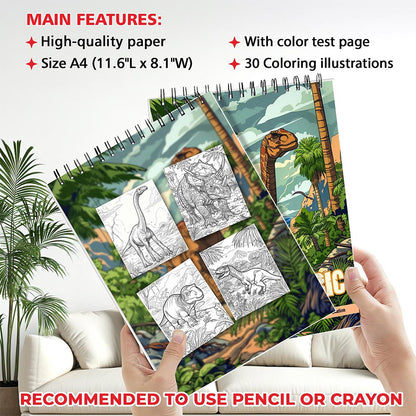 MOTAVYN Prehistoric Coloring Sheets for Adults