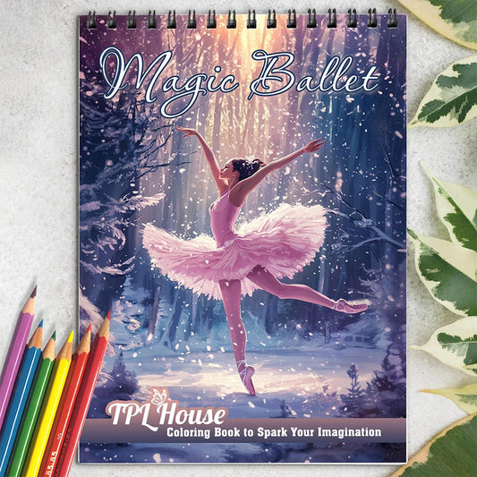 Magic Ballet Coloring Book for Adult