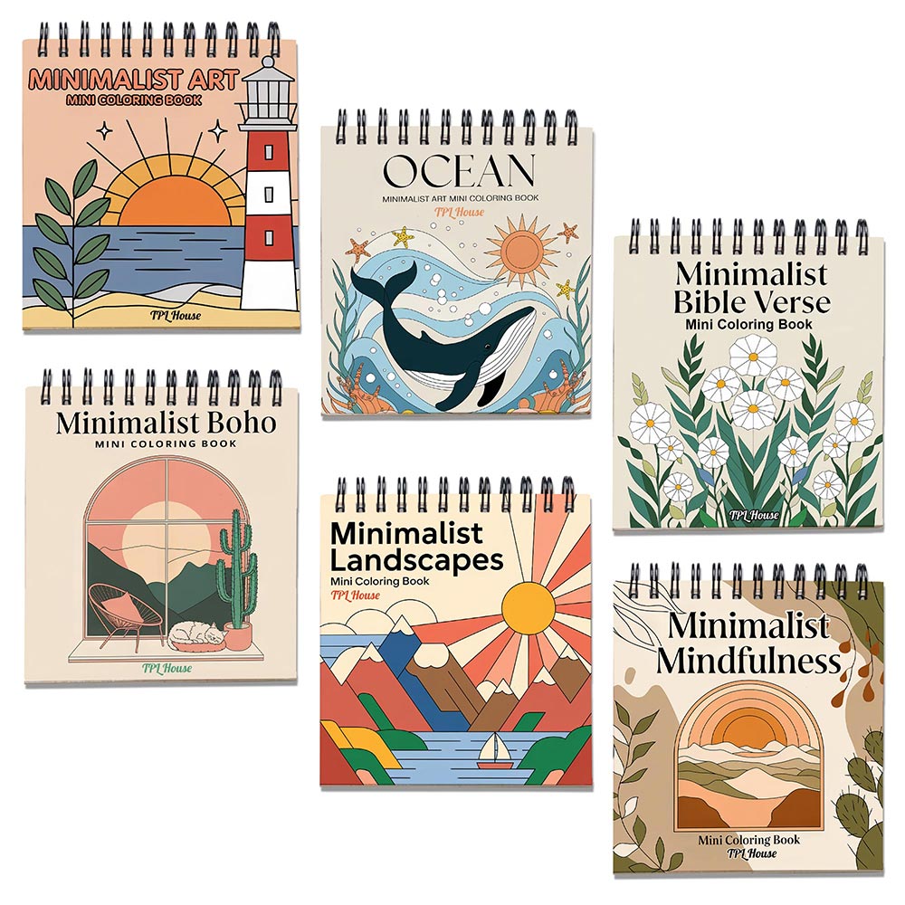 Minimalist Mini Coloring Book for Adult