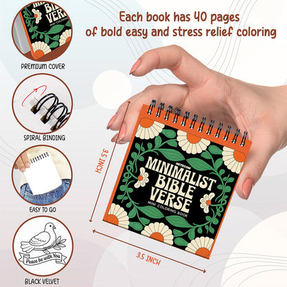 Minimalist Mini Coloring Pages for Adult