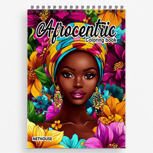 NETHOUSE Afrocentric Coloring Book for Adults