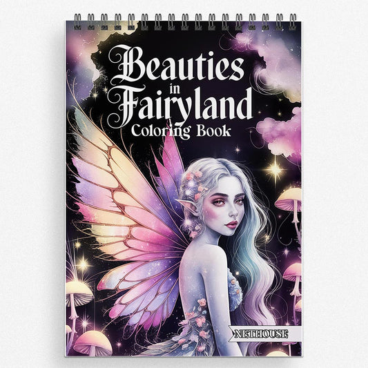NETHOUSE Beauties in Fairyland Coloring Book for Adults