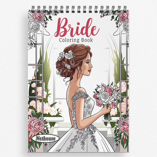 NETHOUSE Bride Coloring Book for Adults