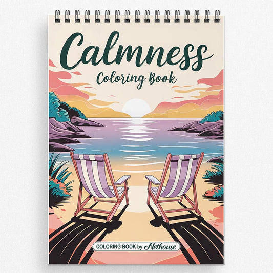 NETHOUSE Calmness Coloring Book for Adults