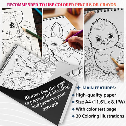 NETHOUSE Cute Spring Coloring Sheets For Adults