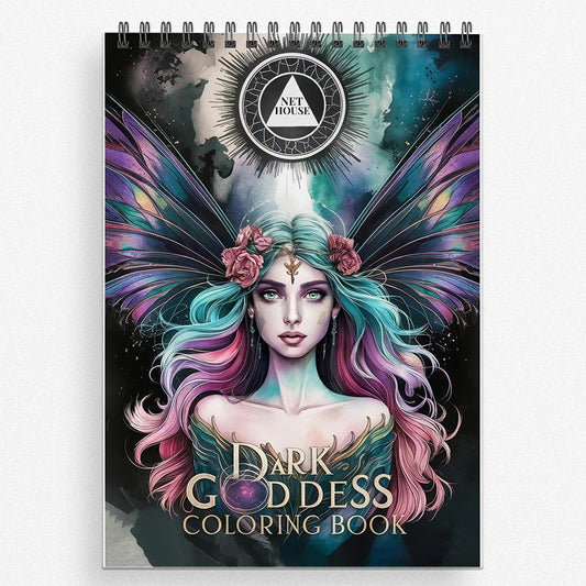 NETHOUSE Dark Goddess Coloring Book for Adults