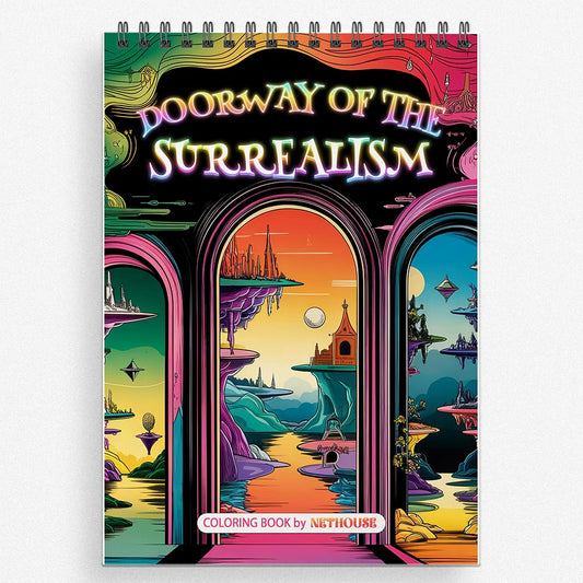 NETHOUSE Doorways of The Surrealism Coloring Book for Adults