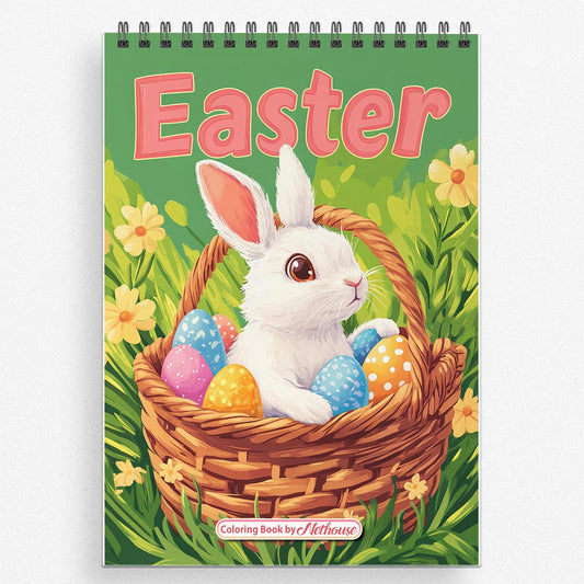NETHOUSE Easter Coloring Book For Adults