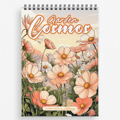 NETHOUSE Garden Cosmos Coloring Book For Adults