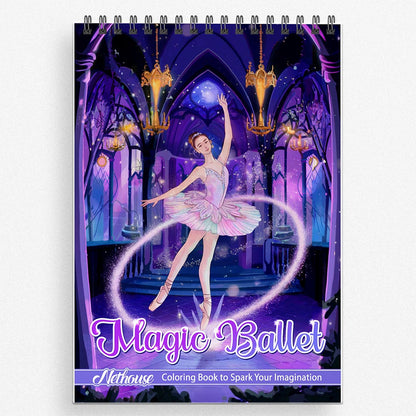 NETHOUSE Magic Ballet Coloring Book For Adults