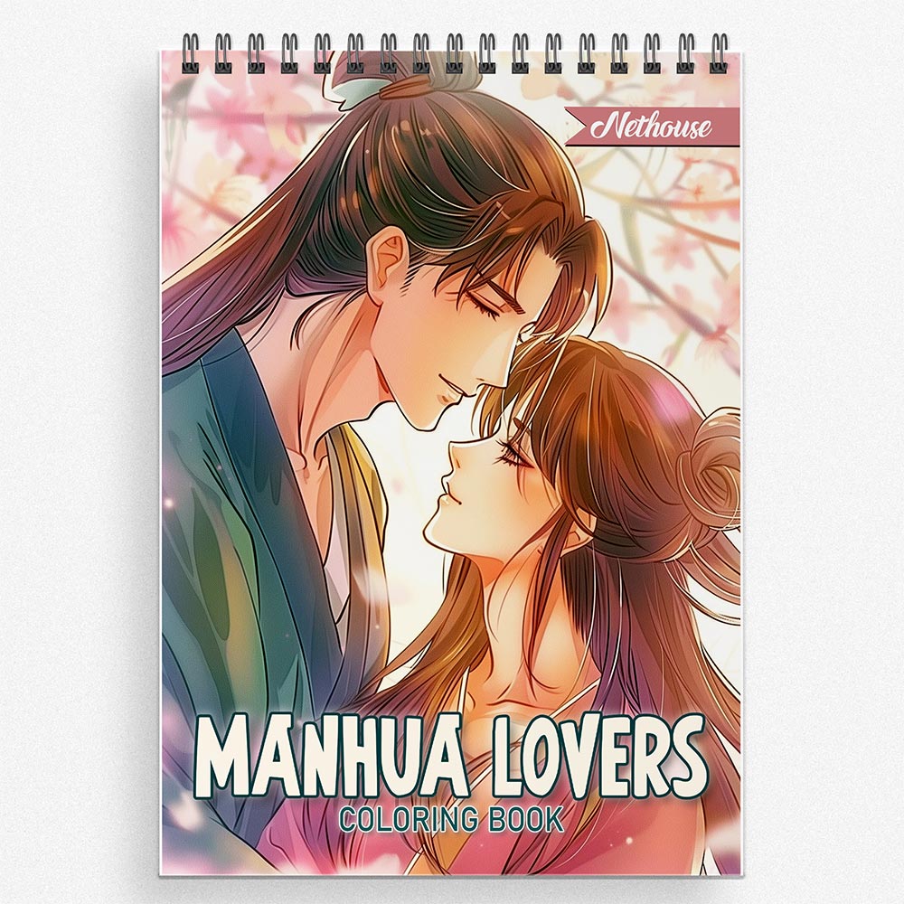 NETHOUSE Manhua Lovers Coloring Book For Adults