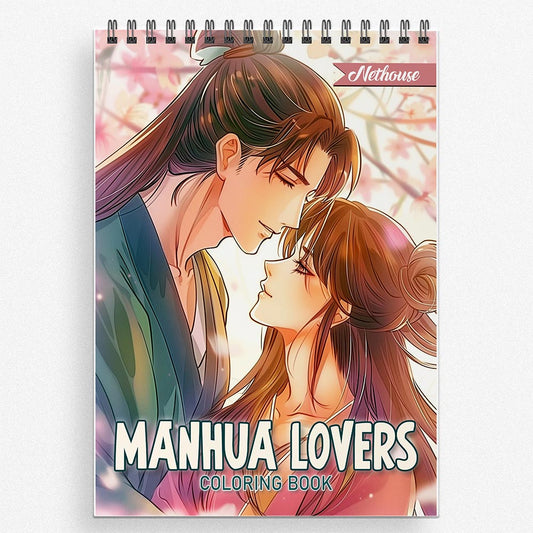 NETHOUSE Manhua Lovers Coloring Book For Adults