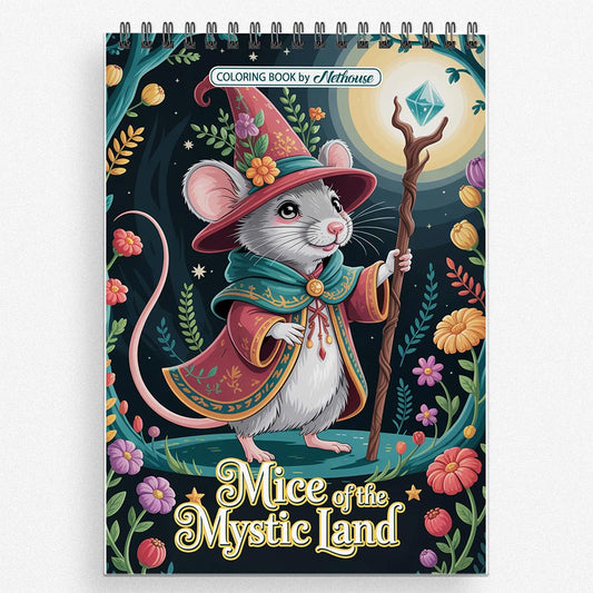 NETHOUSE Mice of The Mystic Land Coloring Book For Adults