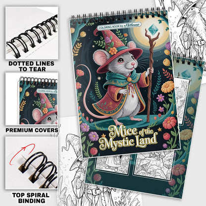 NETHOUSE Mice of The Mystic Land Coloring Pages For Adults