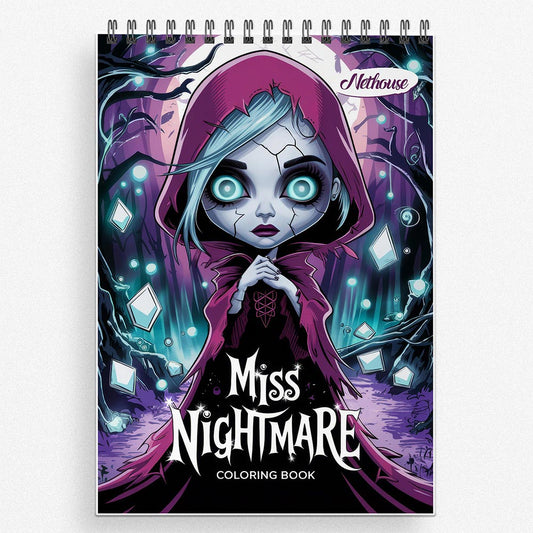 NETHOUSE Miss Nightmare Coloring Book For Adults