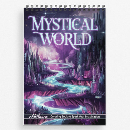 NETHOUSE Mystical World Coloring Book For Adults