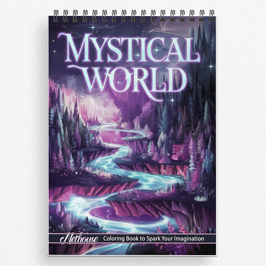 NETHOUSE Mystical World Coloring Book For Adults
