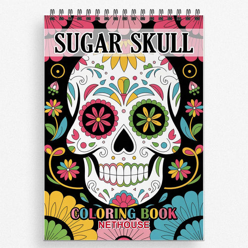 NET HOUSE Sugar Skulls Coloring Book for Adults