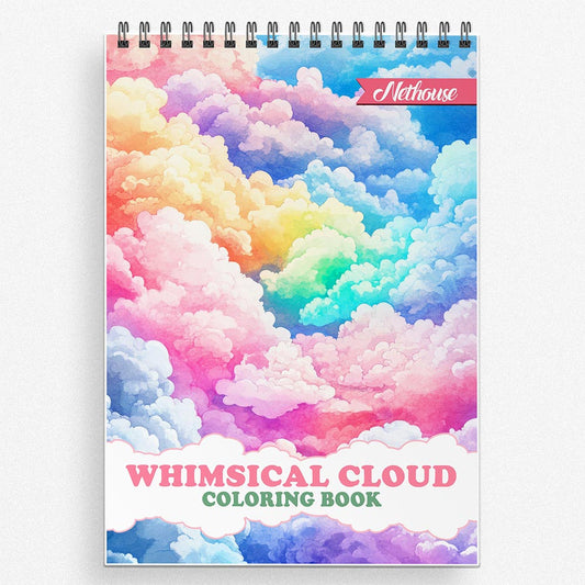 NETHOUSE Whimsical Cloud Coloring Book For Adults