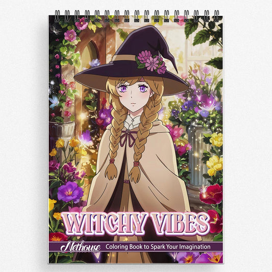 NETHOUSE Witchy Vibes Coloring Book For Adults