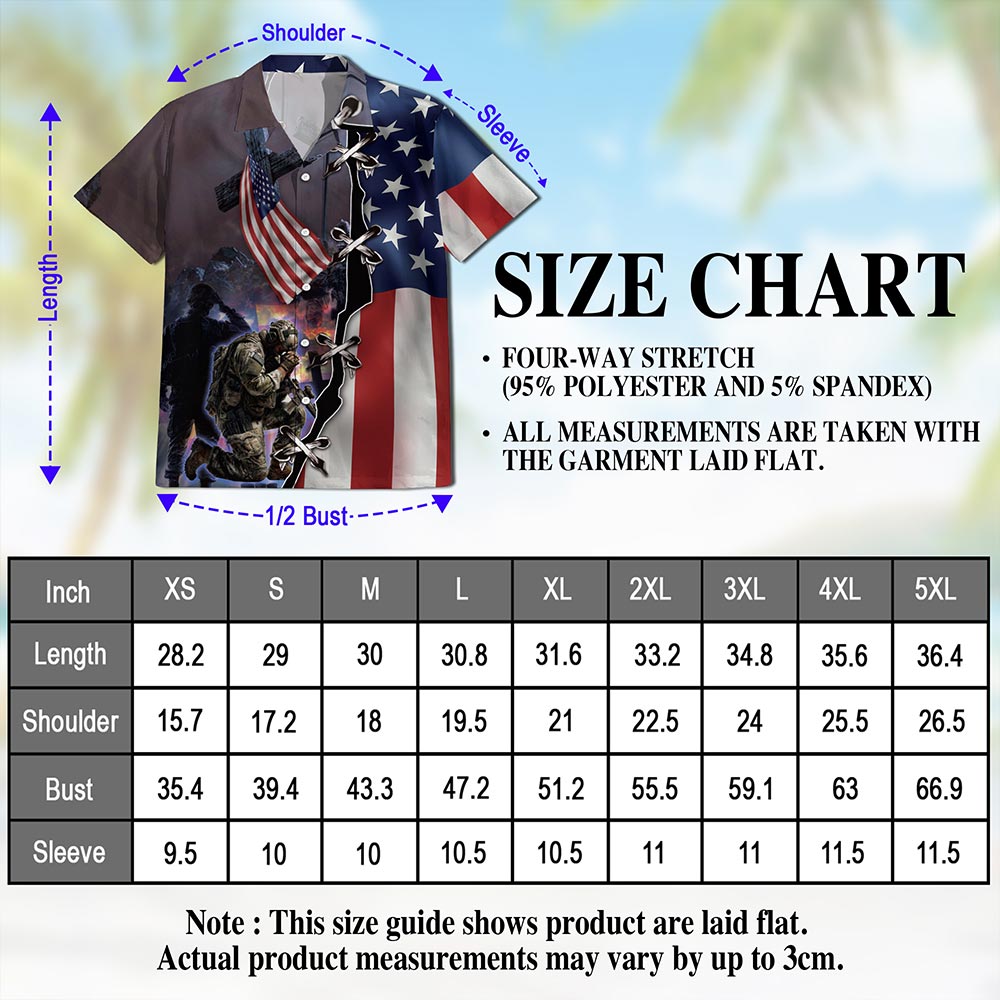 Netecom 4th of July Veteran Hawaiian Shirt for Men, Veteran Lover Gifts, Retro American Flag Button Down Shirts, Size S-5XL