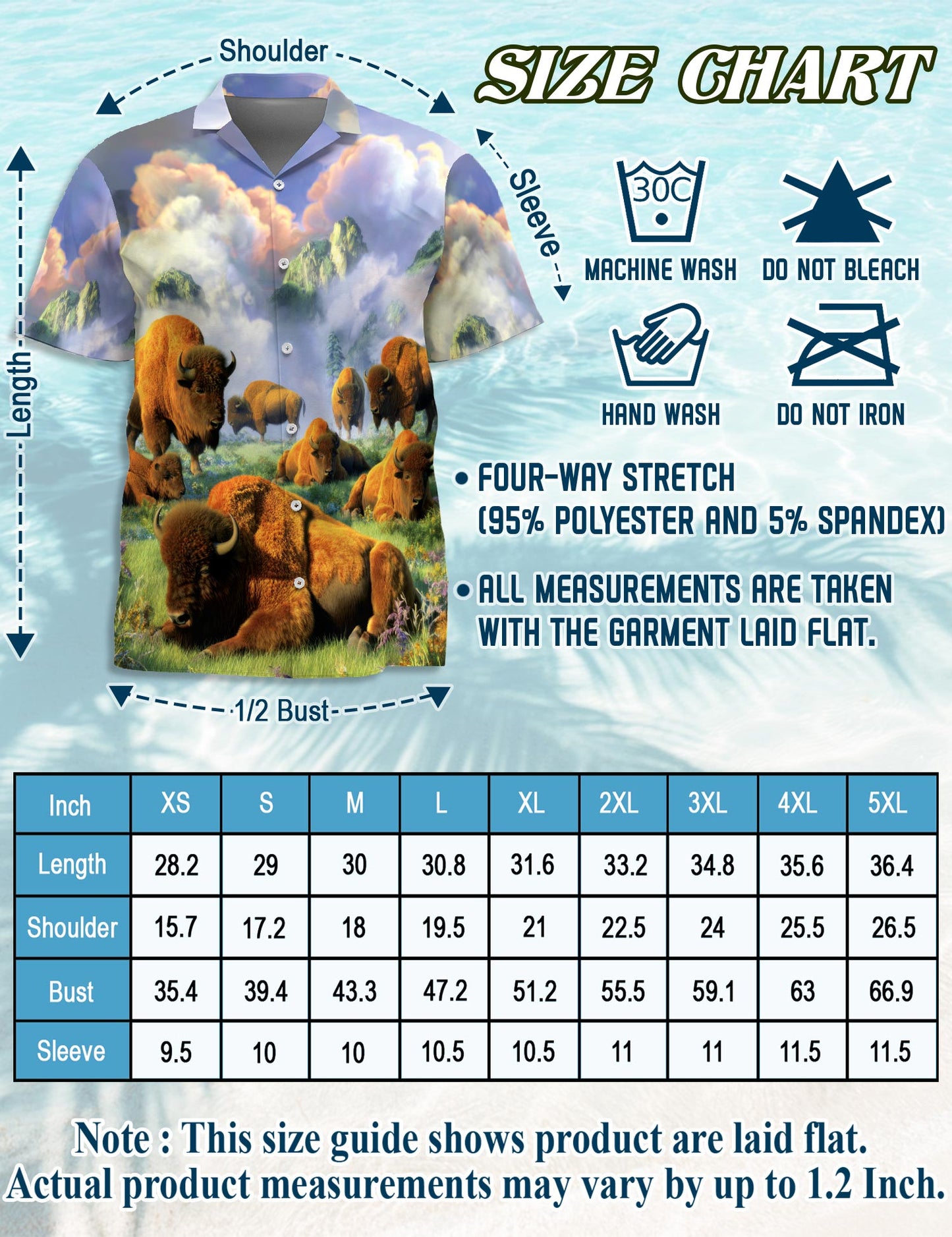 Netecom American Bison At Sunrise Hawaiian Shirt for Men Women, Wildlife Nature Style, Button Down Summer Beach Short Sleeve, S-5XL
